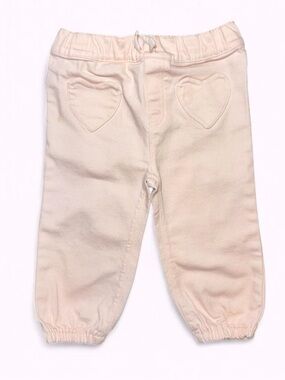 First Impressions Light Pink Heart Pocket Jogger Pants